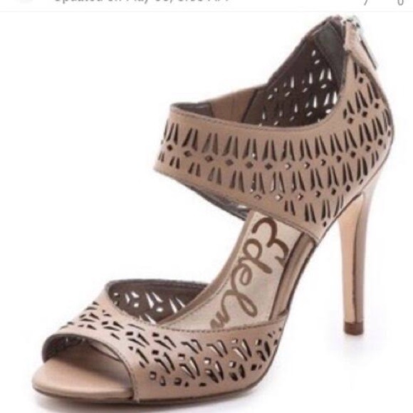 Sam Edelman tan cutout heels - Picture 1 of 8